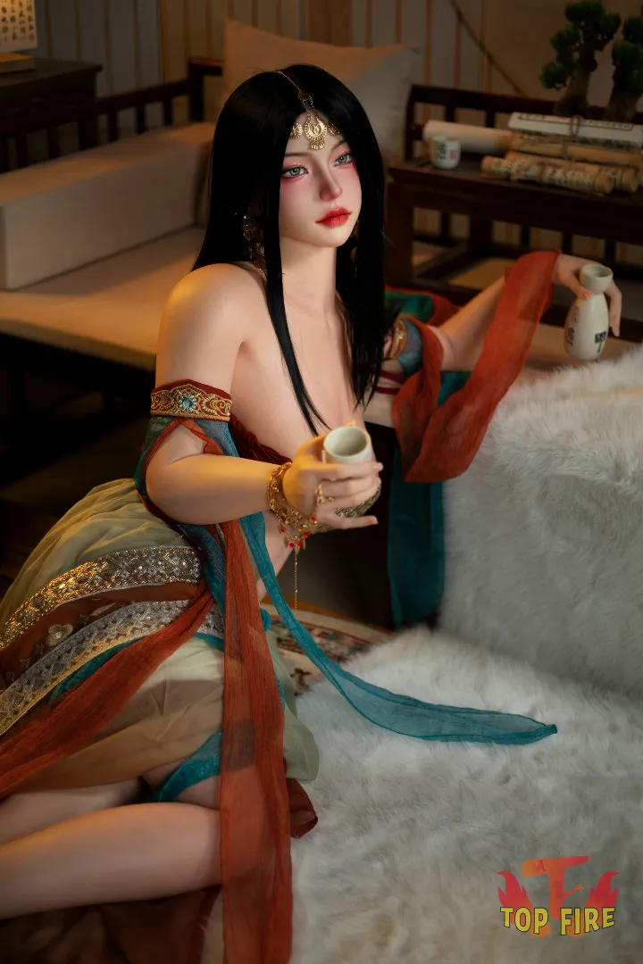 160cm (5ft3) F罩杯 輕量化 矽膠 性愛娃娃 Aria, ROS 头部 T67